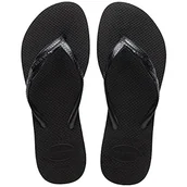 Klapki i japonki damskie - Havaianas Damskie japonki Fantasia, czarne, 37/38 EU, czarny, 37/38 EU - miniaturka - grafika 1