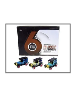hipo Auto Retro 12cm 3 kolory św dźw MY66-Q2274 - Samochody i pojazdy dla dzieci - miniaturka - grafika 1