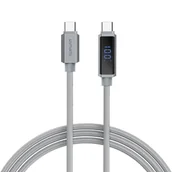 Kable komputerowe i do monitorów - 4smarts 541439 kabel USB 1,5 m USB C Szary - miniaturka - grafika 1