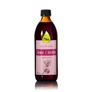 Zakwas z buraków naturalny 500 ml Olini - Zdrowa żywność - miniaturka - grafika 1