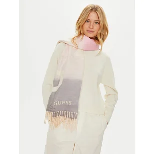 Szalik Guess AW5050 VIS03 Różowy - Apaszki i szaliki damskie - miniaturka - grafika 1