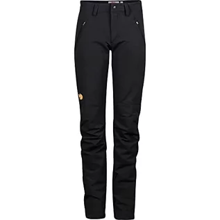 Spodnie damskie - FJÄLLRÄVEN Fjallraven Damskie spodnie sportowe Oulu Trousers W czarny czarny 42 F89446-Black-42 - grafika 1