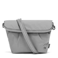 Torby podróżne - Torebka damska antykradzieżowa Pacsafe Citysafe CX Convertible Crossbody Econyl Gravity Gray jasnoszary - miniaturka - grafika 1