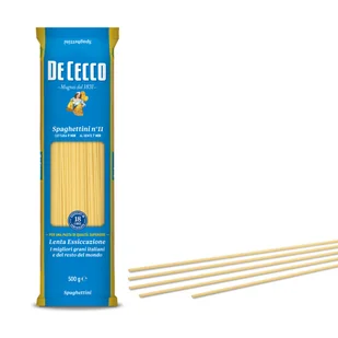 De Cecco Spaghettini 11 500 Gr Włoski Makaron - Makaron - miniaturka - grafika 1