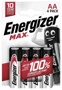 Energizer Max AA 4 Pack - Baterie i akcesoria - miniaturka - grafika 1