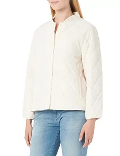 Kurtki damskie - GANT Damska kurtka D1. Quilted Jacket, Linen, XL (DE) - grafika 1