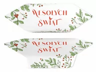 Cukierki - Krówki ciągutki mleczne świąteczne 1kg wzór nr 3 Boże Narodzenie - miniaturka - grafika 1