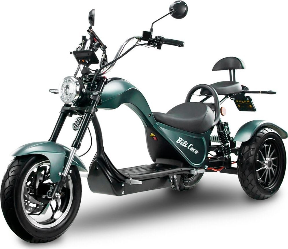 Bili Bike Skuter elektryczny BILI COCO COBRA TRÓJKOŁOWA zielony