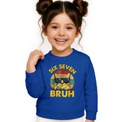 Bluzy dla dziewczynek - BLUZA DZIECIĘCA 67 SIX SEVEN VIRAL KOT 134-140 DLA CHŁOPCA DZIEWCZYNKI - miniaturka - grafika 1