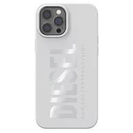 Etui i futerały do telefonów - Etui Diesel Silicone Case do  iPhone 12 Pro Max biały/white - miniaturka - grafika 1