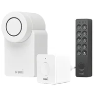 Systemy inteligentnych domów - Zestaw NUKI (Smart Lock 3.0 + Bridge 3.0 + Keypad 2.0 Klawiatura IP 65) - miniaturka - grafika 1