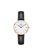 Zegarki męskie - Daniel Wellington Zegarek Petite Roman Numerals Shieffield DW00100686 Czarny - miniaturka - grafika 1