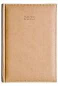 Kalendarze - Kalendarz 2025 A4 dzienny Vivella beżowy - miniaturka - grafika 1
