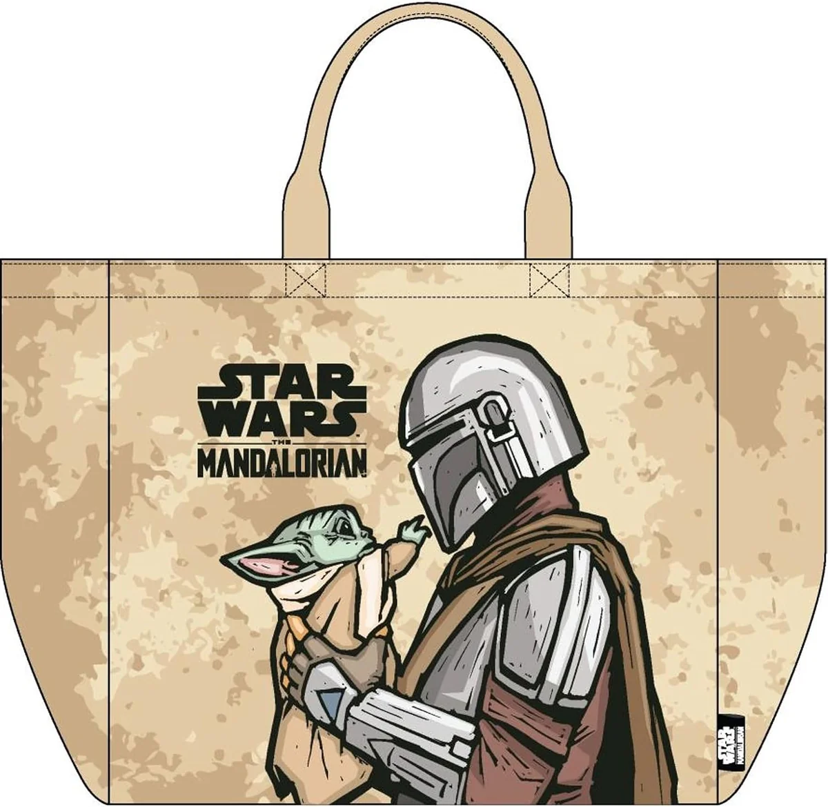 Torba na ramię Star Wars dwustronna dla dzieci ekologiczna wielokrotnego