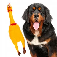 Zabawki dla psów - Zabawka Dla Psa Kurczak Gigant Xxl Ogromny Mega Piszczący Aż 54 Cm - miniaturka - grafika 1