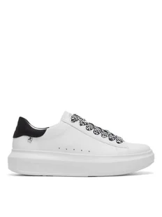 Rieker Revolution Lifestyle Sneakersy W1201-80 Biały - Sneakersy damskie - miniaturka - grafika 1