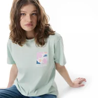 Koszulki sportowe damskie - Damski t-shirt z nadrukiem Ellesse Fortunata T-Shirt - zielony - ELLESSE - miniaturka - grafika 1