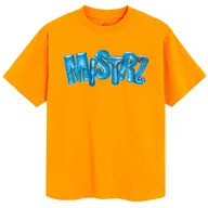 Koszulki dla chłopców - Cool Club, T-shirt chłopięcy, pomarańczowy - miniaturka - grafika 1