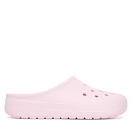 Klapki i japonki damskie - Klapki Crocs Classic Low Profile Clog 211139 Różowy - miniaturka - grafika 1