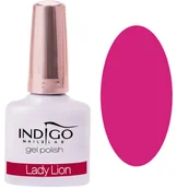 Lakiery hybrydowe - Indigo lakier hybrydowy gel polish Lady Lion 7ml - miniaturka - grafika 1