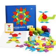 Łamigłówki - Drewniane puzzle / układanka - 155 sztuk ,,Łamigłówka'' - miniaturka - grafika 1