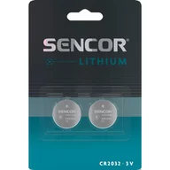 Baterie i akcesoria - Bateria litowa, CR2032, CR2032, 3V, Sencor, blistr, 2-pack - miniaturka - grafika 1
