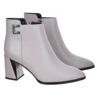 Botki damskie - Botki damskie Loretta Vitale B810 GREY LEATHER 36 - miniaturka - grafika 1
