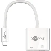 Złącza, przejściówki, adaptery - goobay Adapter USB-C na HDMI + USB-C PowerDelivery USBCHDMIPD - miniaturka - grafika 1