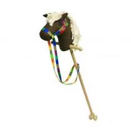 Zabawki na biegunach - Goki koń konik pluszowy Jumper na patyku - miniaturka - grafika 1