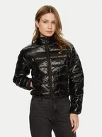 Kurtki damskie - Calvin Klein Jeans Kurtka puchowa J20J224698 Czarny Regular Fit - miniaturka - grafika 1