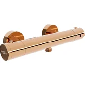 Baterie wannowe i prysznicowe - Mexen Kai termostatyczna bateria prysznicowa różowe złoto - 77100-60 - miniaturka - grafika 1