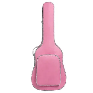 Kolorowa torba na gitarę na 41-calowy plecak na gitarę akustyczną Wyściełana torba o grubości 5 mm z paskiem na szyję, Reinf Różowy - Torebki damskie - miniaturka - grafika 1