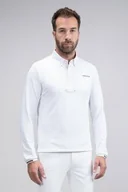 Koszulki jeździeckie - Harcour Koszulka konkursowa męska PIANO POLO ML - white - miniaturka - grafika 1