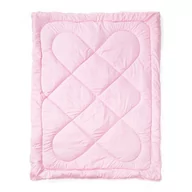 Kołdry - Kołdra wełniana 200x220 różowa Karo - miniaturka - grafika 1