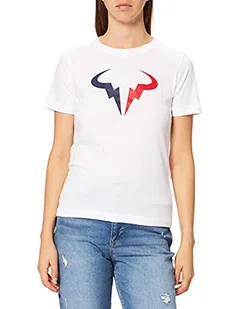 NIKE NIKE Chłopięca YTH NKCT koszulka DF RAFA SSNL t-shirt, biały, XS DJ2591 - Koszulki dla chłopców - miniaturka - grafika 1