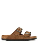 Klapki i japonki damskie - Birkenstock Klapki Arizona Sfb 1030865 Brązowy - miniaturka - grafika 1