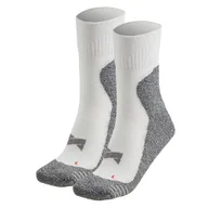 Skarpetki i podkolanówki sportowe - Skarpety sportowe unisex - Multi biały - 2 pary - miniaturka - grafika 1