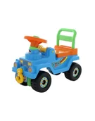 Samochody i pojazdy dla dzieci - Polesie 62789 Jeep 4x4 niebieski - miniaturka - grafika 1