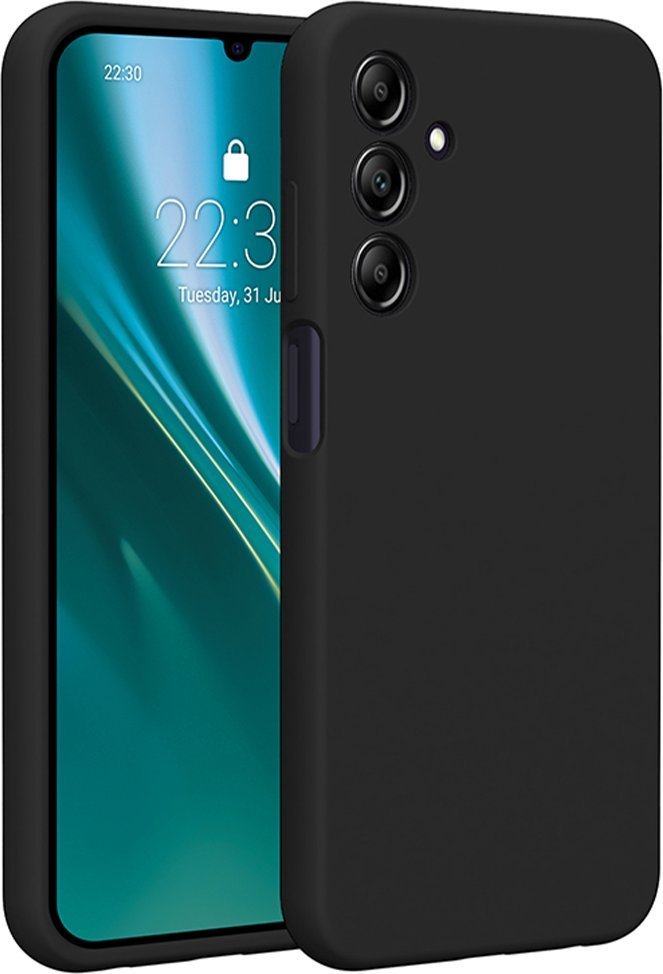 Etteri Nakładka Etteri Silicone Case do Samsung Galaxy A25 5G global czarna
