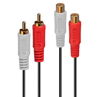 Lindy Kabel Audioverlng Stereo 2xRCA/2m 2xRCA Cinch m/f vergo 35671 - Kable - miniaturka - grafika 1
