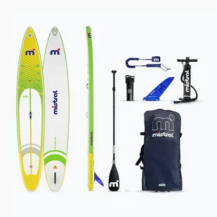 Deska SUP Mistral Adventurist Air 14'0" green/white/yellow  - Deski SUP i akcesoria - miniaturka - grafika 1
