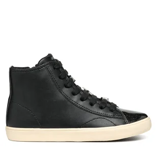 Sneakersy Geox J Gisli Girl J464NJ 0BCKC C9999 S Czarny - Buty dla dziewczynek - miniaturka - grafika 1
