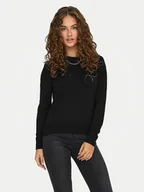 Swetry damskie - ONLY Sweter Venice 15333989 Czarny Regular Fit - miniaturka - grafika 1