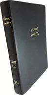 Religia i religioznawstwo - Uwspółcześniona Biblia Gdańska UBG duża ekoskóra PU F2 złoto duża czcionka czarna - miniaturka - grafika 1