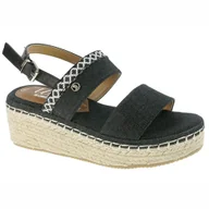 Sandały damskie - Sandały damskie espadryle BEPPI 2162491 koturn - miniaturka - grafika 1