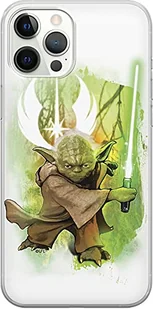ERT GROUP etui na telefon Apple Iphone 12 PRO MAX, case oryginalny i oficjalnie licencjonowany przez Star Wars, wzór Yoda 005, optymalnie dopasowane, plecki z TPU - Etui i futerały do telefonów - miniaturka - grafika 1