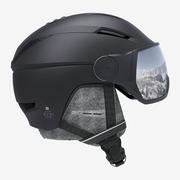 Kaski narciarskie - Salomon, Kask z wizjerem, Icon² Visor , czarny, rozmiar S - miniaturka - grafika 1