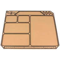 Akcesoria do noży - Mata serwisowa do montowania noży Turq Gear Desert Sand/Black - miniaturka - grafika 1
