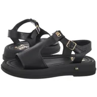 Sandały damskie - Sandały Czarne 5123/076-P (KN20-a) Karino - miniaturka - grafika 1