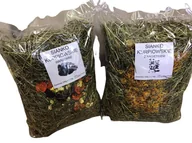 Podłoże dla gryzoni - SIANKO KURPIOWSKIE z nagietkiem 600g - miniaturka - grafika 1